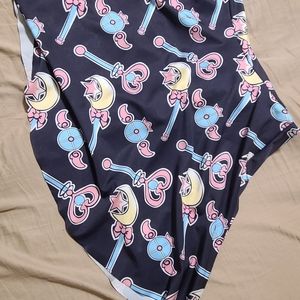XL skater dress wand print
